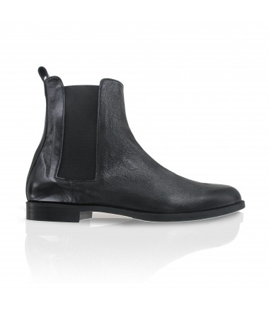 Black patent leather chelsea boots Pia