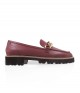Burgundy woman loafer STAFANO