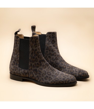 Leopard print chelsea boots PIA