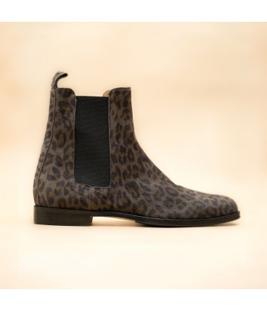 Leopard print chelsea boots PIA