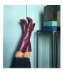 Made in Italy burgundy heel boots