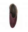 Burgundy suede ankle boots Mon Soulier