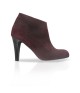 Burgundy leather ankle boots MIA