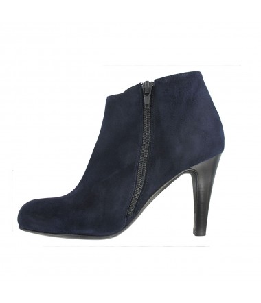 Woman navy blue ankle boots