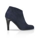 Midnight blue leather ankle boots MIA