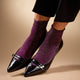 Escarpin petit talon cuir vernis noir SEOUL