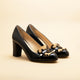 Leopard heel loafer Vera