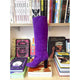 Purple suede knee high boot DOUN