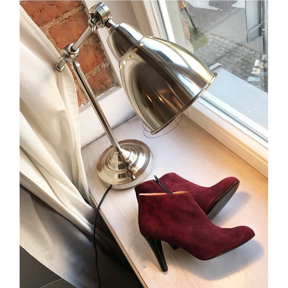 Bottines fashion bordeaux daim