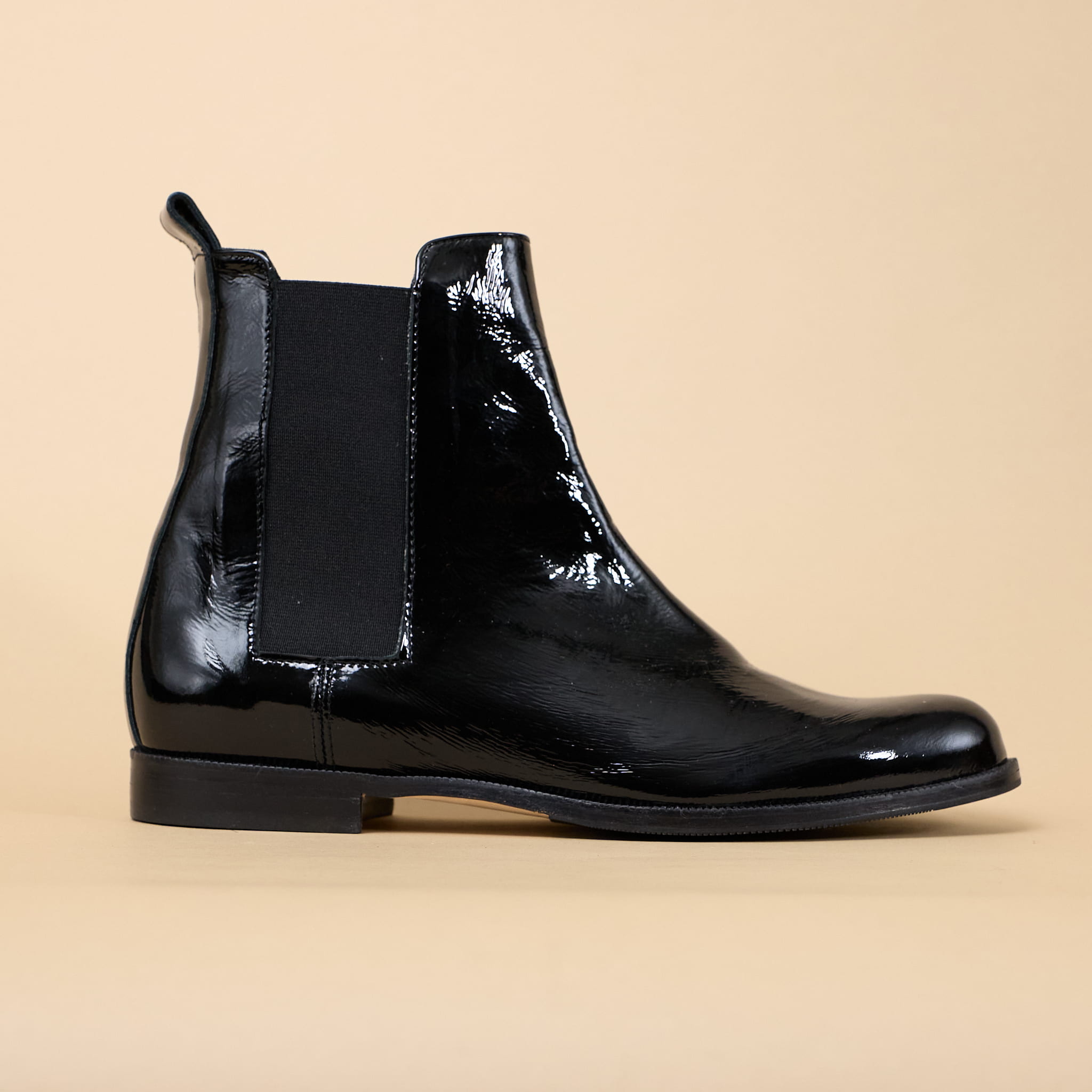 Chaussures plates en cuir verni pour femmes, souli... – Grandado Chaussures plates en cuir verni pour femmes, souli... – Grandado