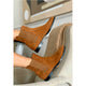 Chelsea boots plate daim tabac PIA