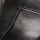 Black leather knee high boot DOUN