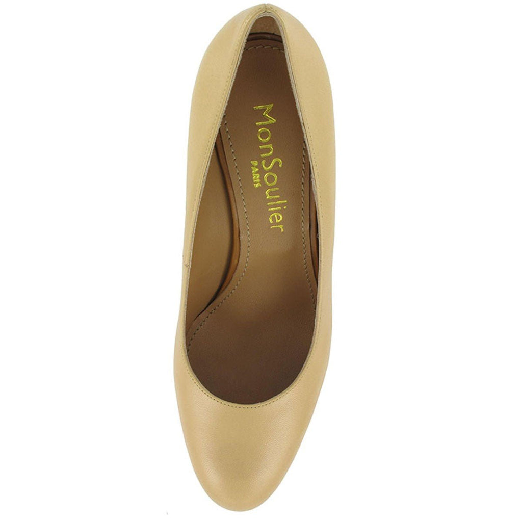 Escarpin cuir beige OLI Mon Soulier