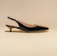 Back patent leather slingback ALICE