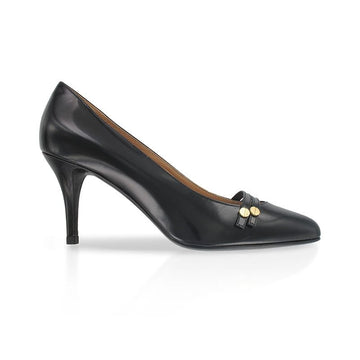 Escarpin femme cuir noir glacé mon soulier 