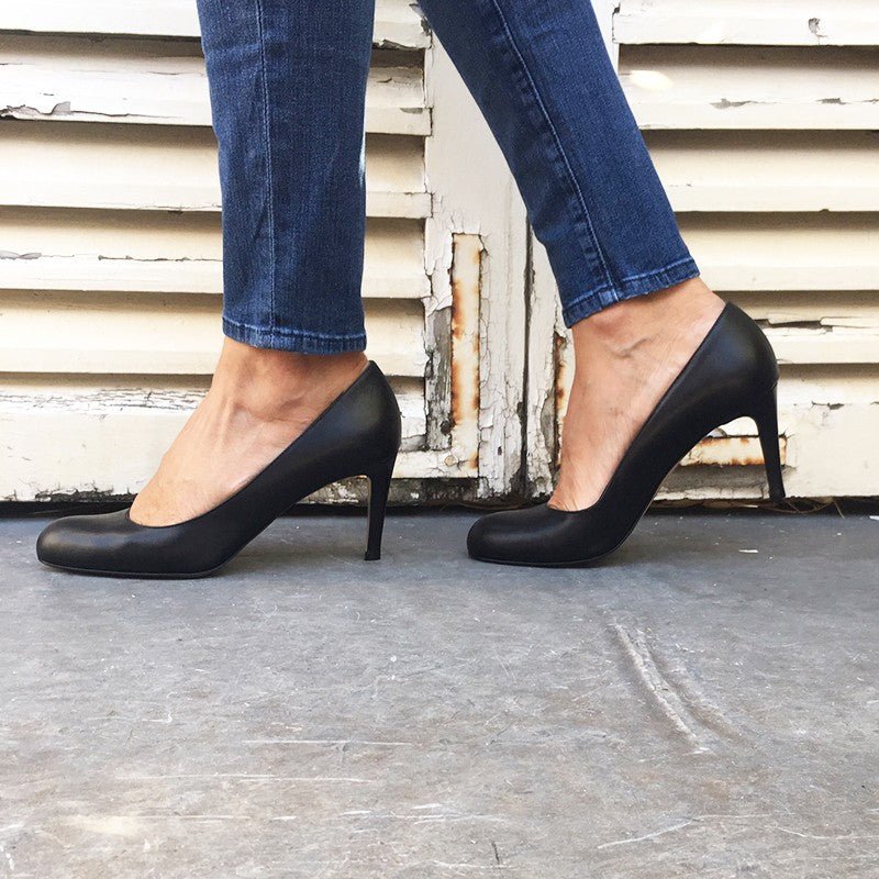 Escarpin veau noir mon soulier