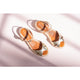 Espadrille petit talon cuir platine BURGOS