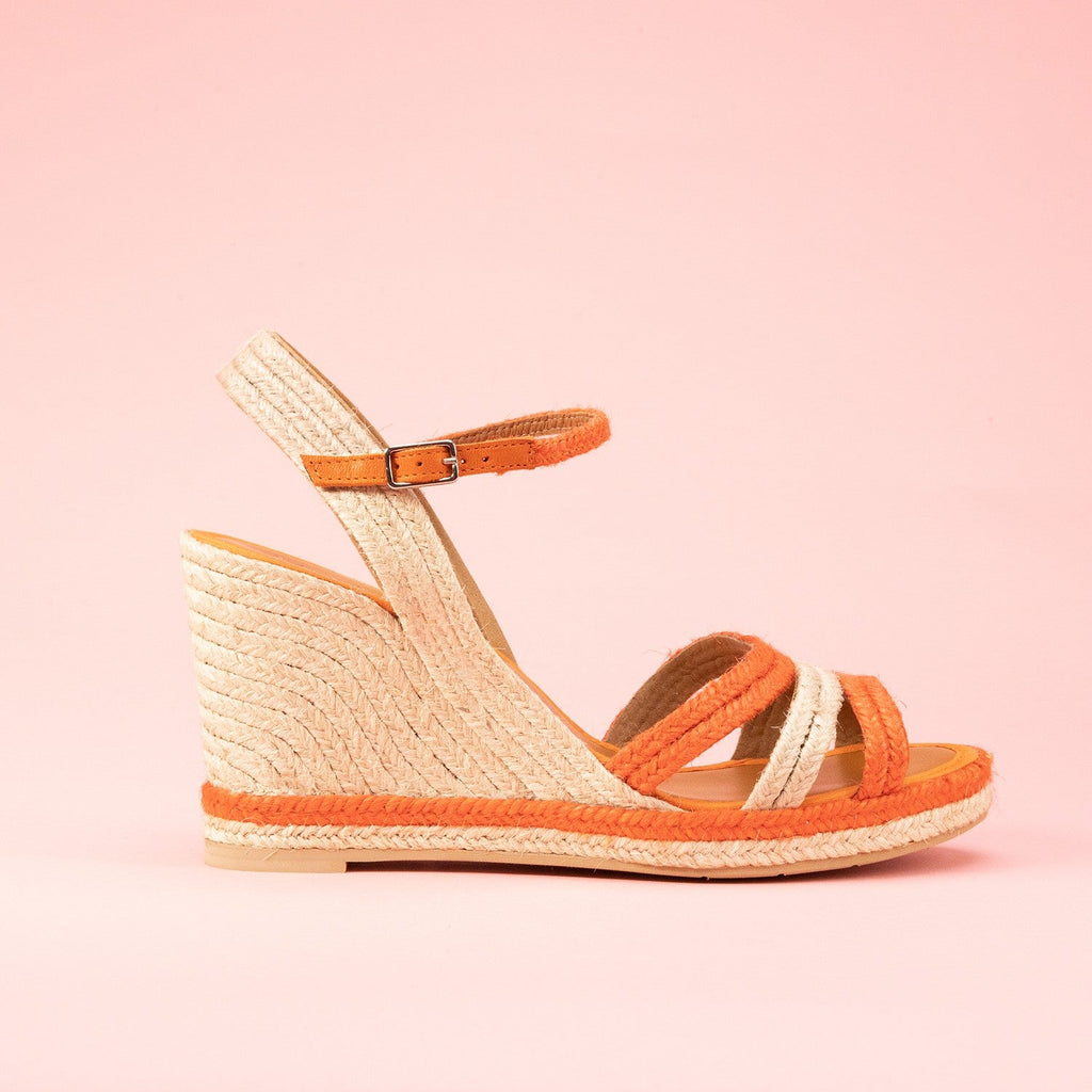 Espadrilles orange CORDOBA