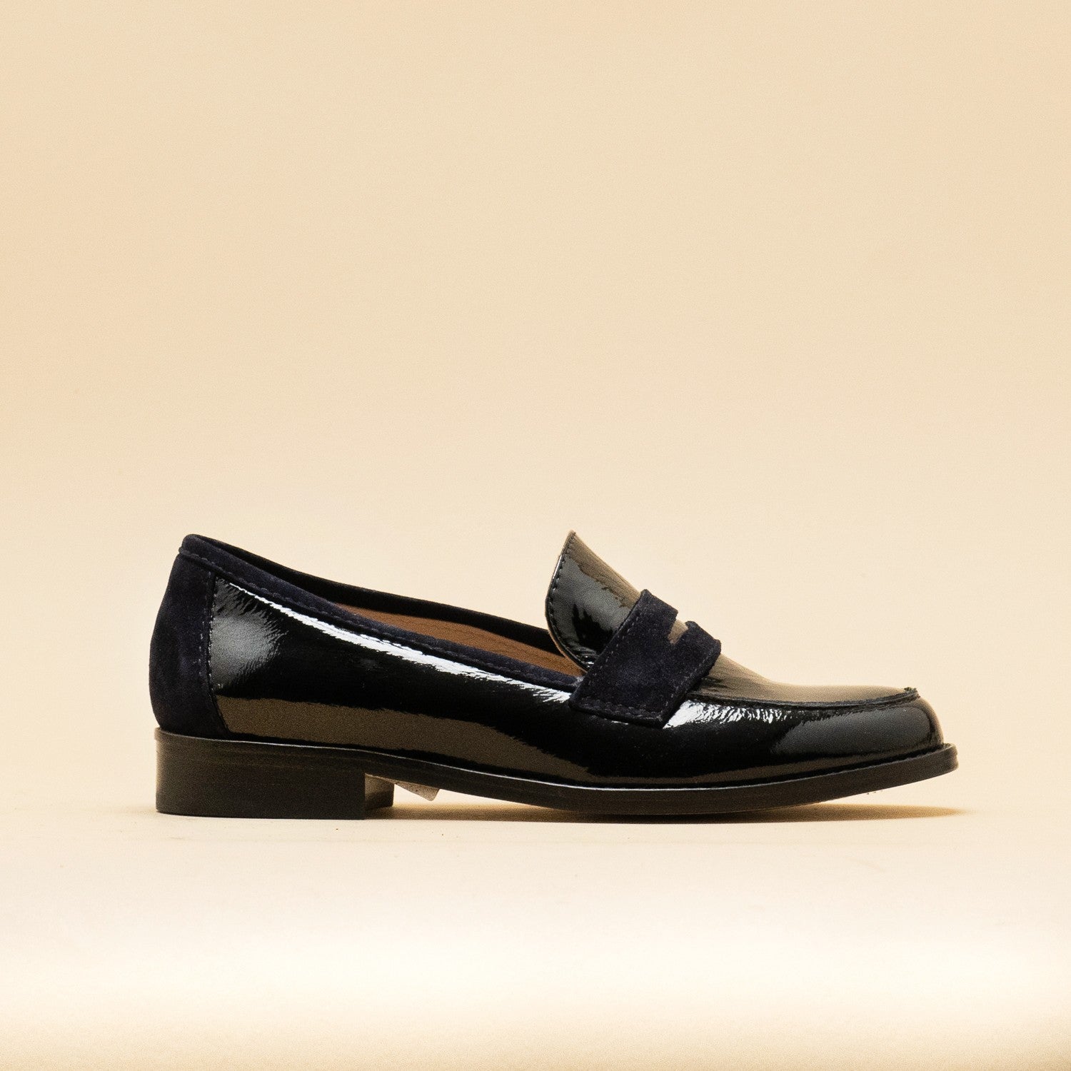 Mocassin Femme MSGM En Cuir Vernis Noir - Pointure 38, Fabriqué En Italie, Neuf Avec Emballage