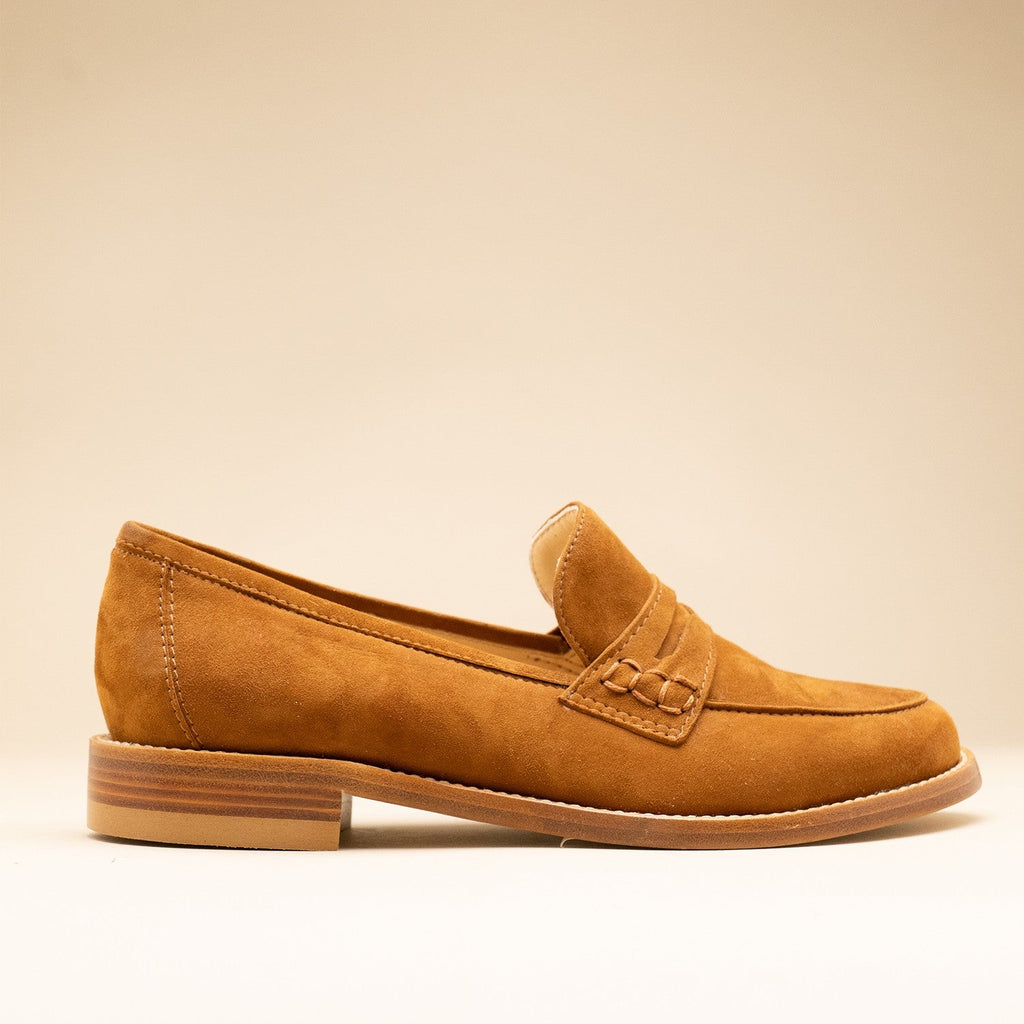 Mocassin daim camel  MASSIMO