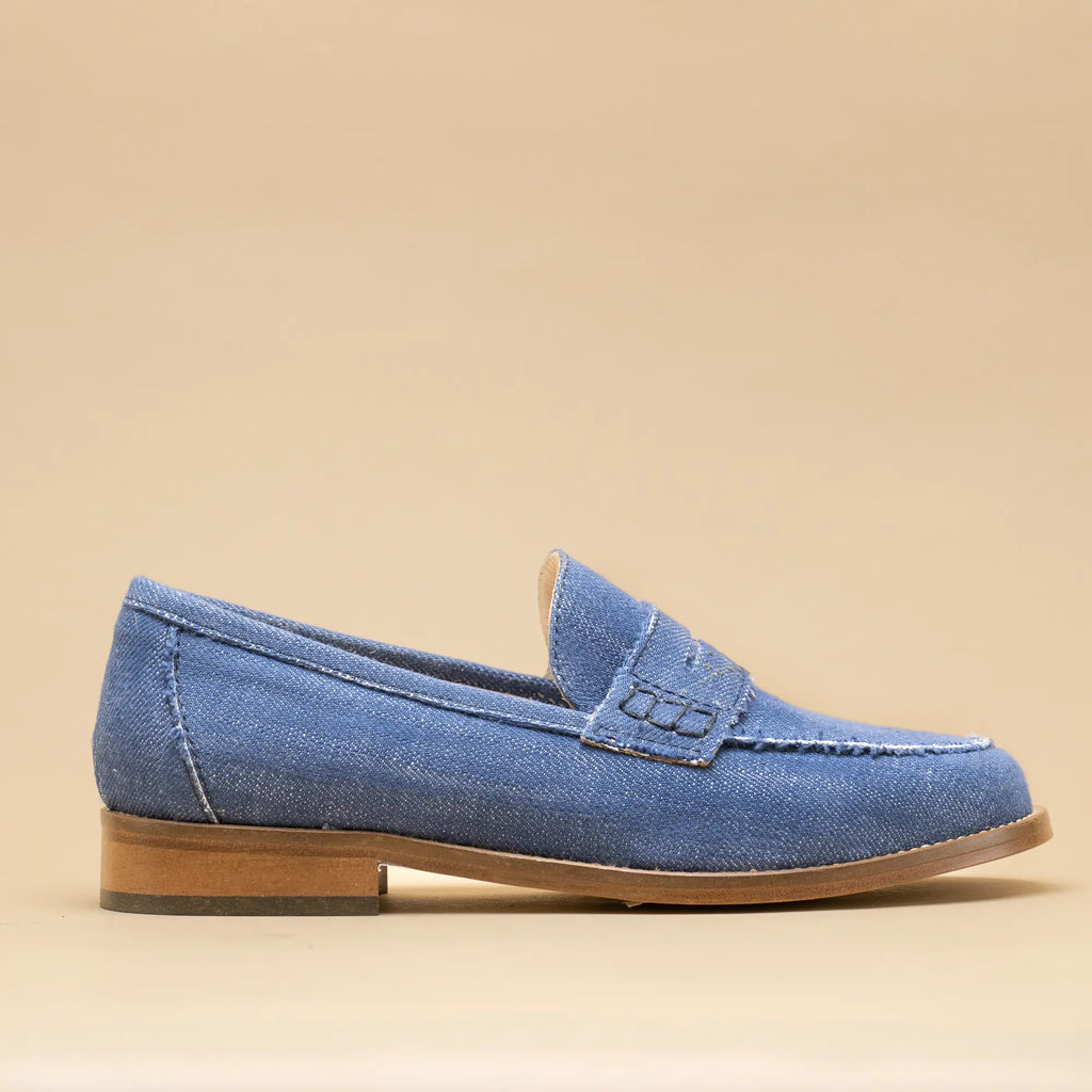 mocassin femme jeans-vue de profil
