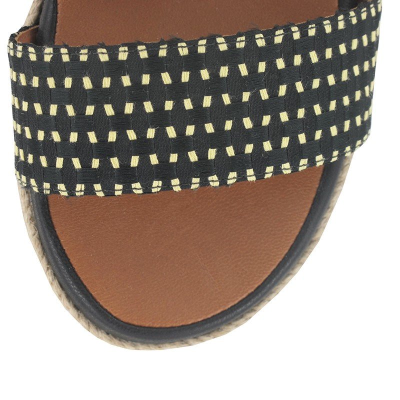 Espadrilles compensées noires 